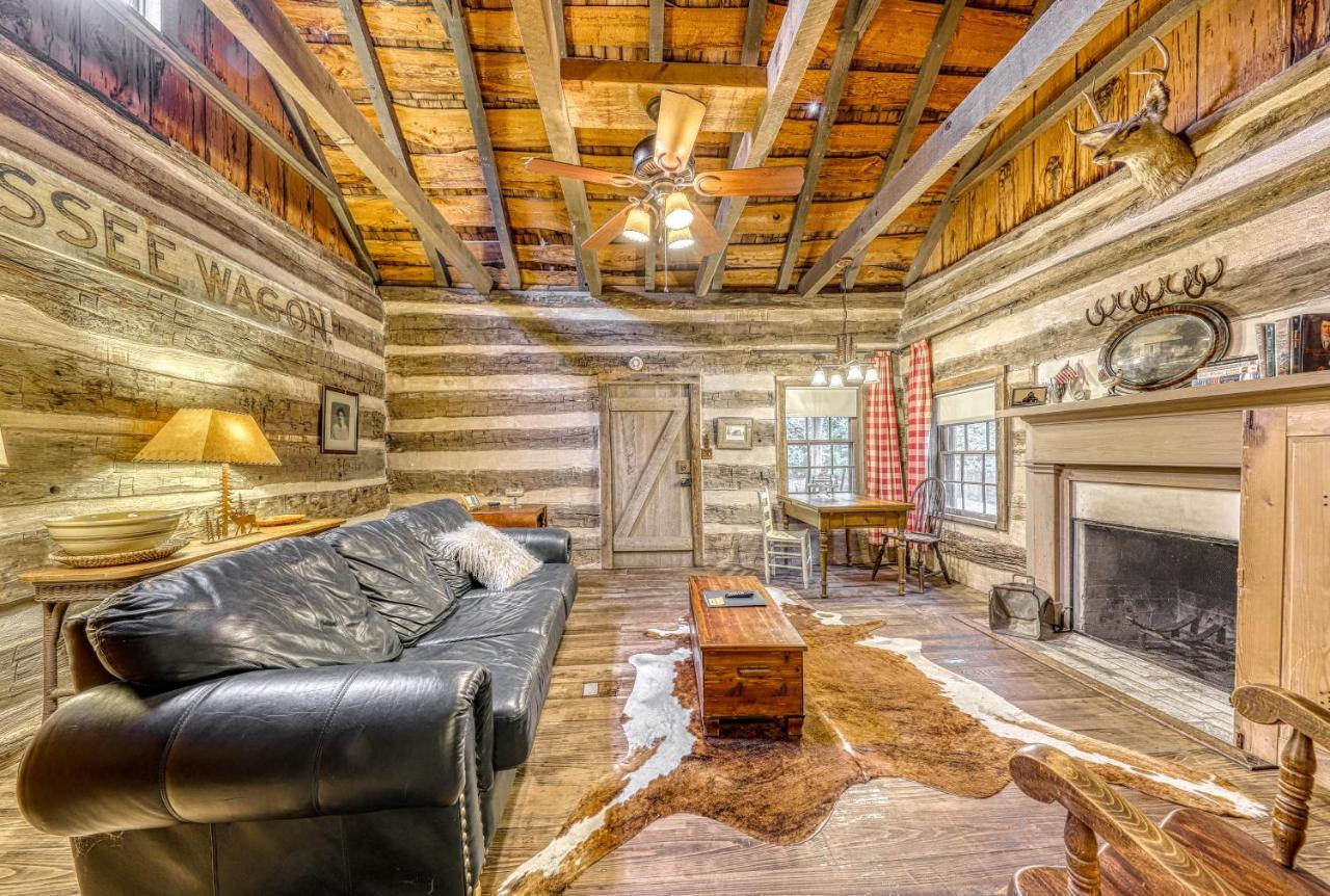 Town Creek Log Cabin Villa Fredericksburg Kültér fotó